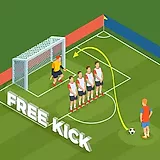 play Cobrança de falta no futebol